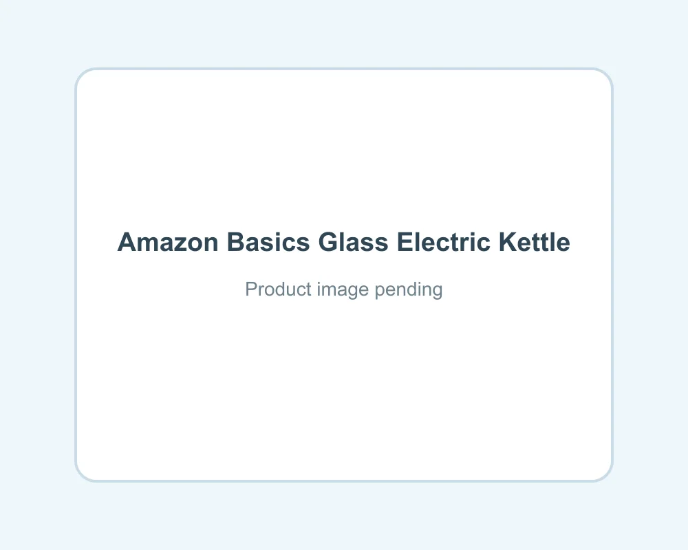 Amazon Basics Glass Electric Kettle