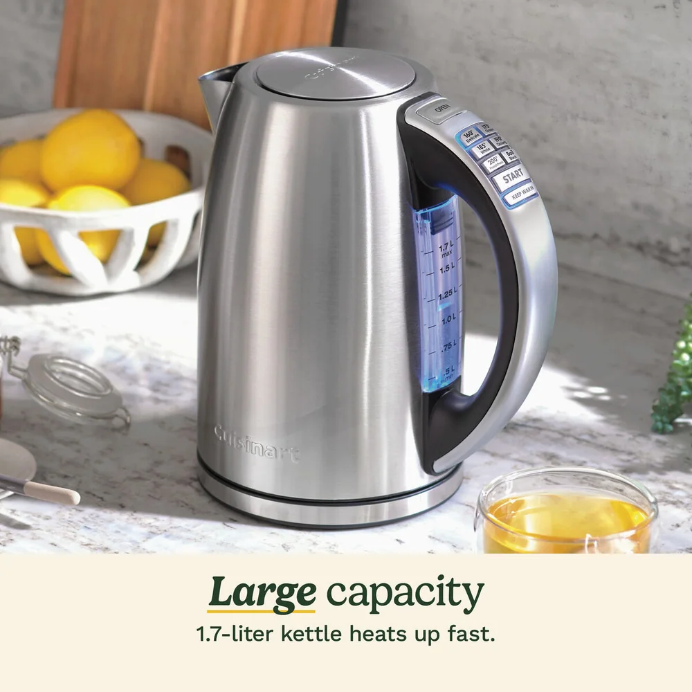 Cuisinart CPK-17P1 PerfecTemp Cordless Electric Kettle