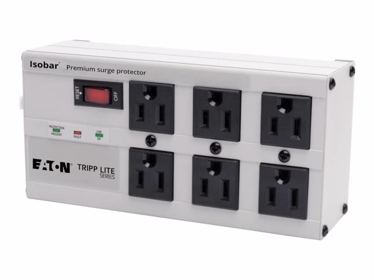 Eaton Tripp Lite series ISOBAR6ULTRA Isobar 6-Outlet Surge Protector (6 ft cord)