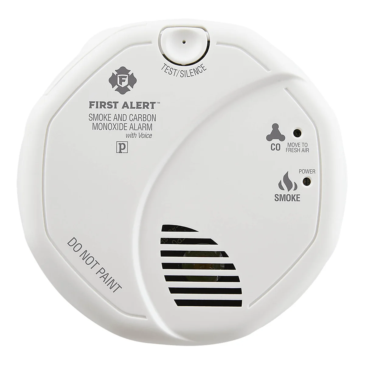 First Alert SCO7CN Battery-Operated Combination Smoke and Carbon Monoxide Alarm with Voice and Location
