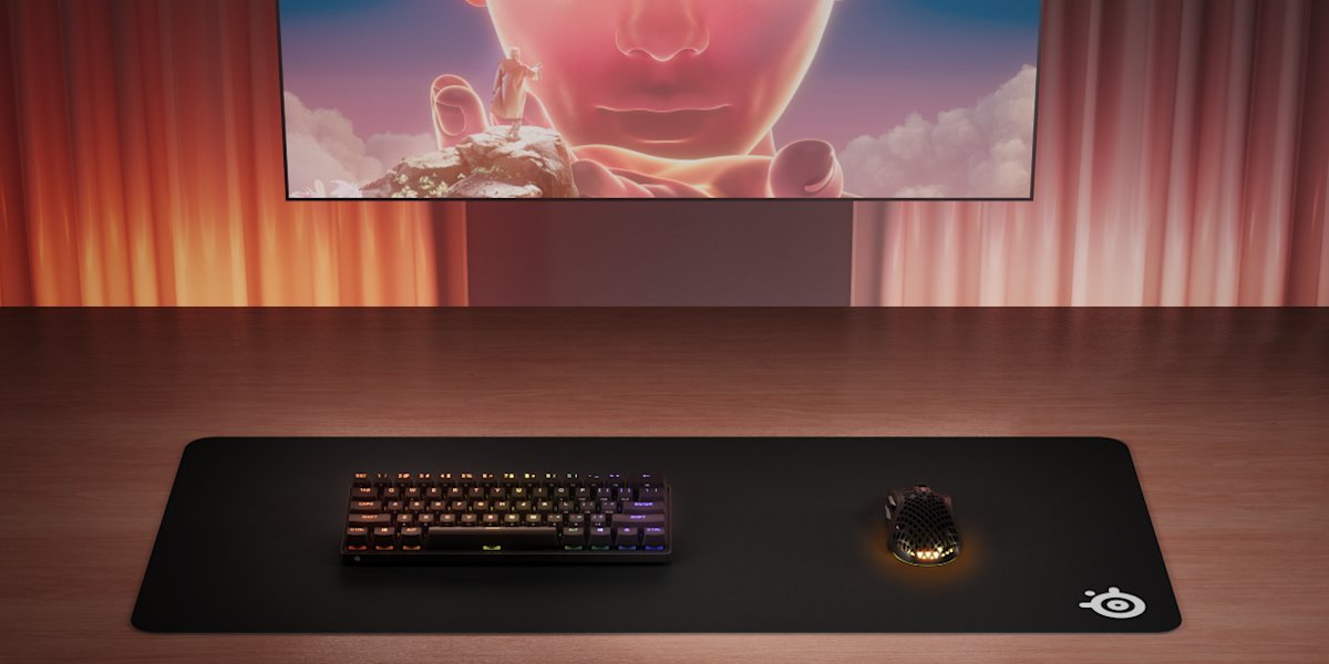 SteelSeries QcK XXL Cloth Gaming Mouse Pad (Black)
